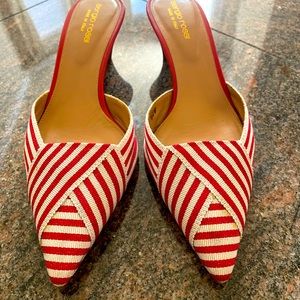 Sergio Rossi 100% leather shoes, size 7.5, made in Italy